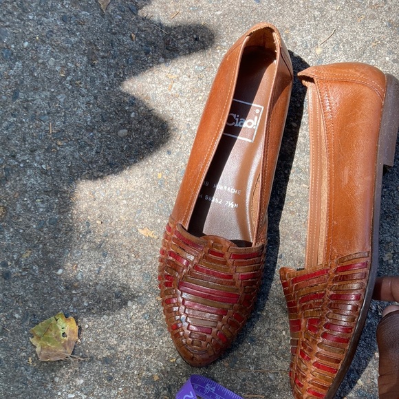 Vintage Leather Hurrache Loafers - Picture 7 of 7